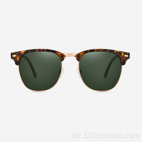 Square Clubmaster Damen- und Herrensonnenbrille